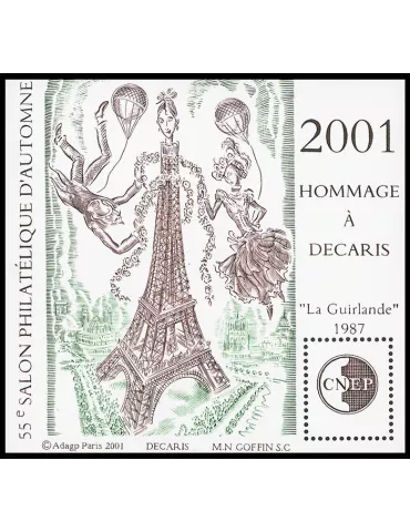 n° 34a - Timbre France CNEP (Non dentelé)