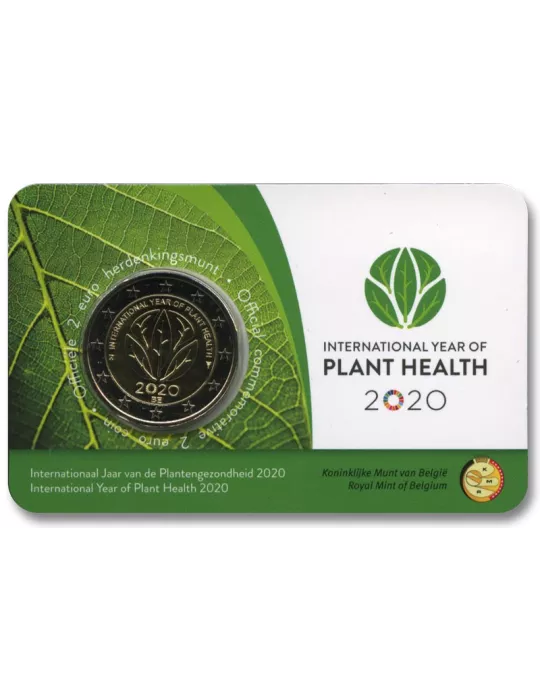 BU : 2 EURO COMMEMORATIVE 2020 : BELGIQUE - SANTE DES VEGETAUX (Version flamande)