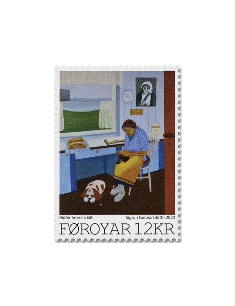 n° 970/971 - Timbre ILE FEROE Poste