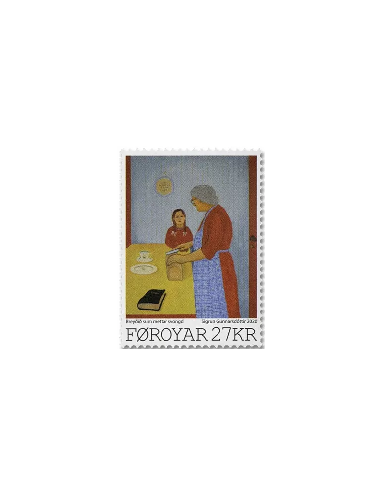 n° 970/971 - Timbre ILE FEROE Poste