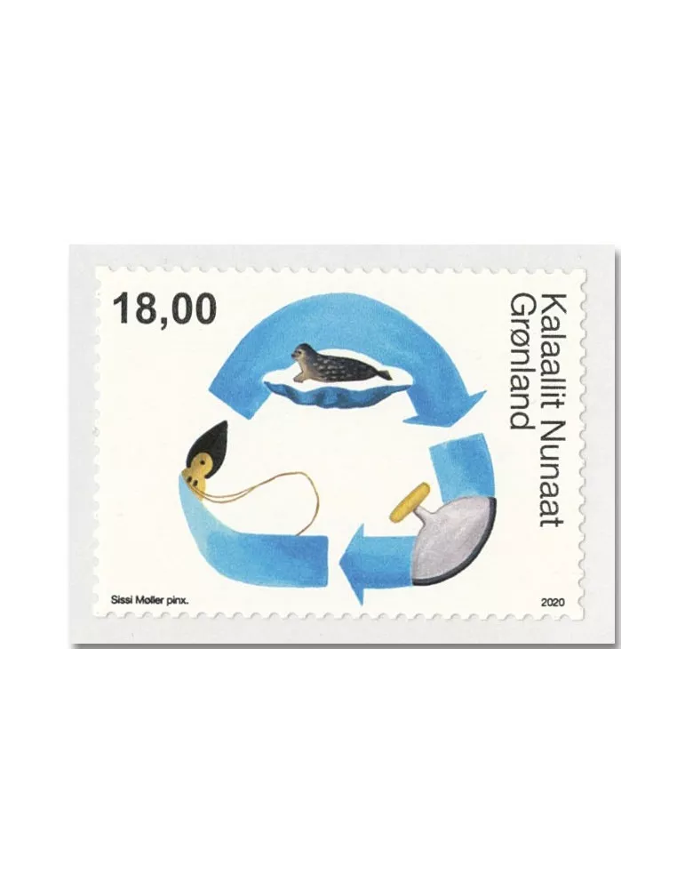 n° 810/811 - Timbre GROENLAND Poste