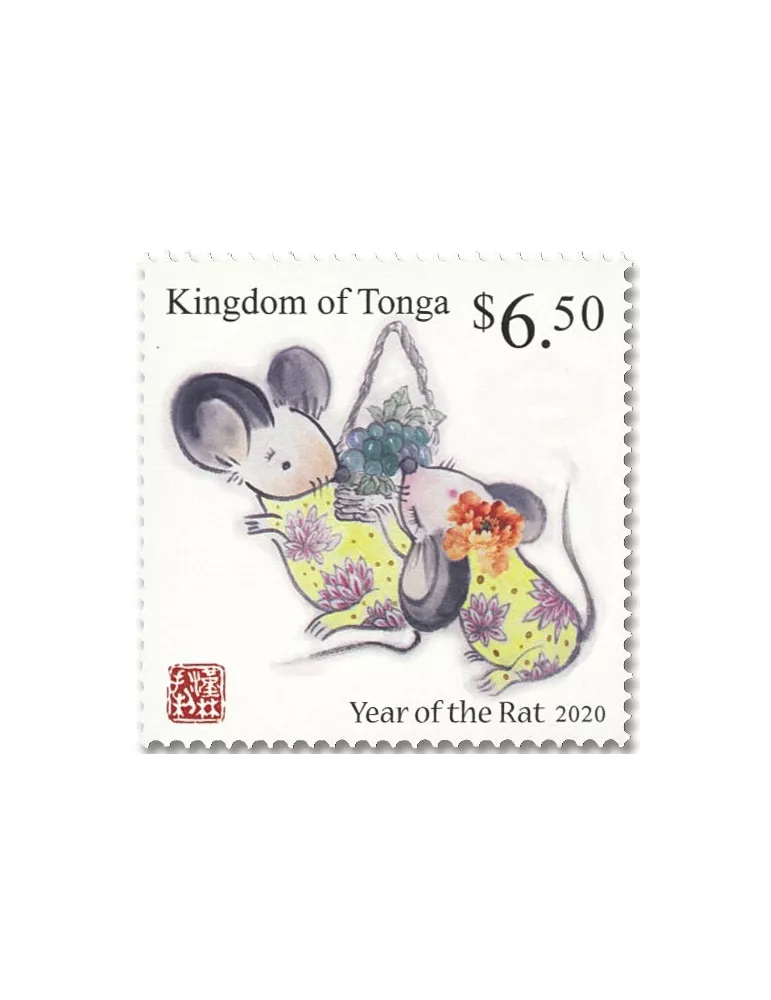 n° 1562/1563 - Timbre TONGA Poste