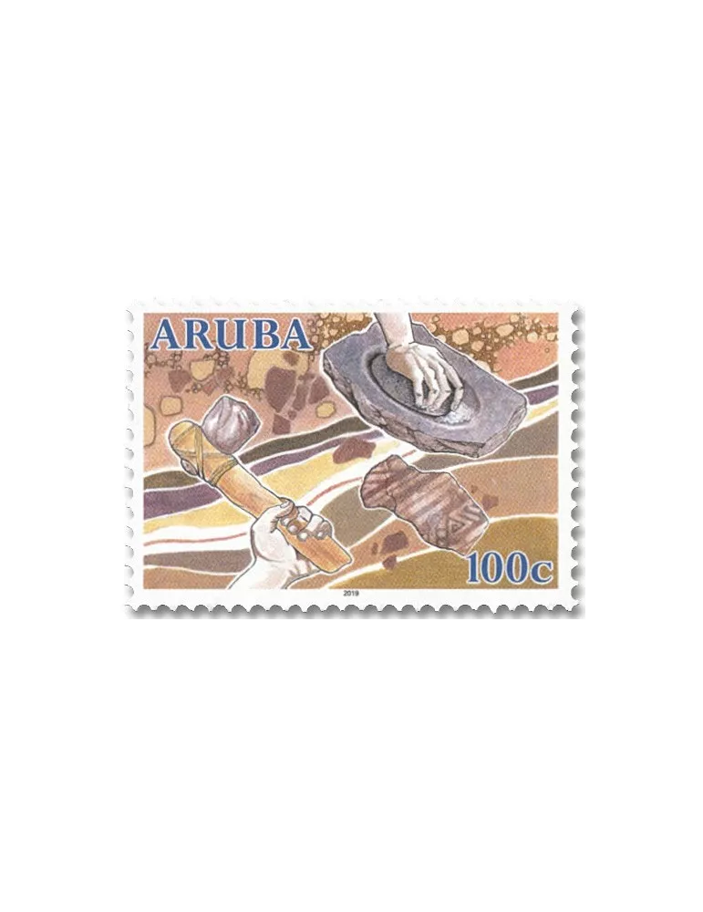 n° 1075/1078 - Timbre ARUBA Poste