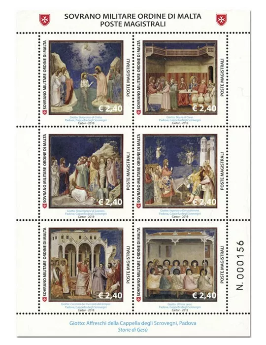 n° 1487 - Timbre ORDRE de MALTE Poste