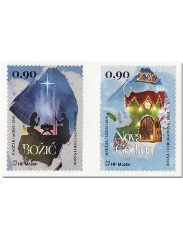 n° 490/491 - Timbre HERCEG-BOSNA Poste