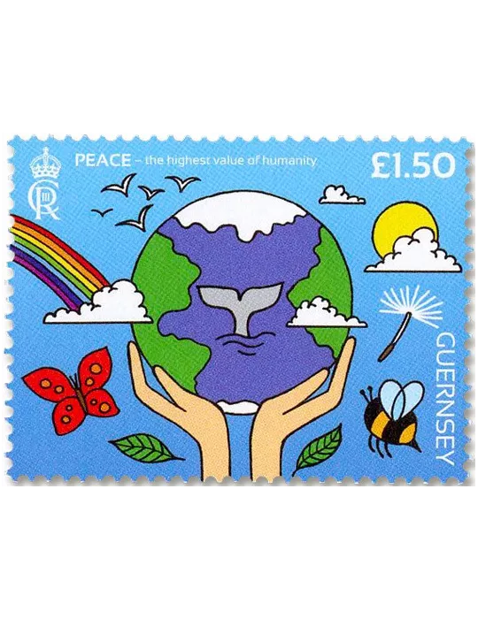 n° 1969/1972 + n° 1967/1968 - Timbre GUERNESEY Poste