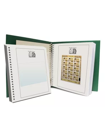 Pages horizontales SUPRA FEUILLETS DE FRANCE : blanc avec cadre (x10) 2