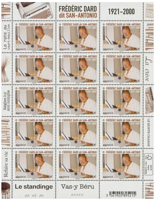 n° F2 - Timbre FRANCE Feuillets de France (n° 5405)