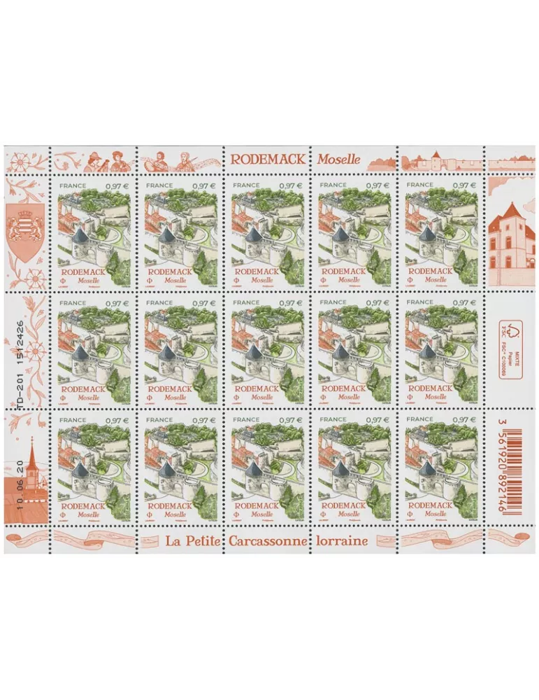 n° F3 - Timbre FRANCE Feuillets de France (n° 5407)
