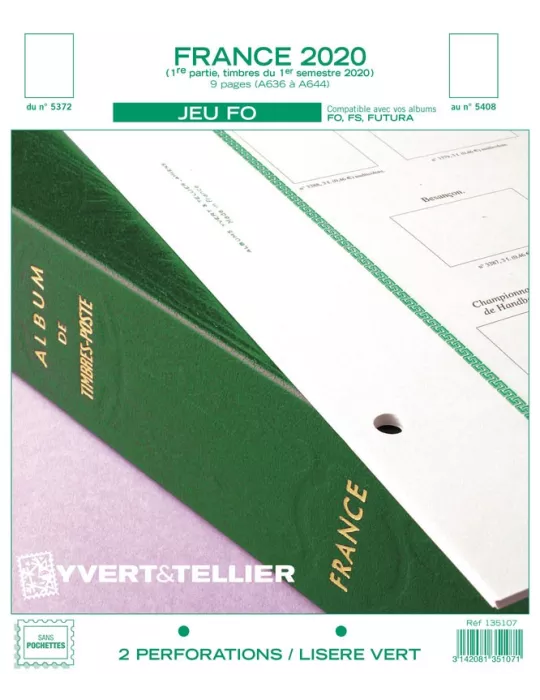 FRANCE FO : 2020 - 1ER SEMESTRE (JEUX SANS POCHETTES)