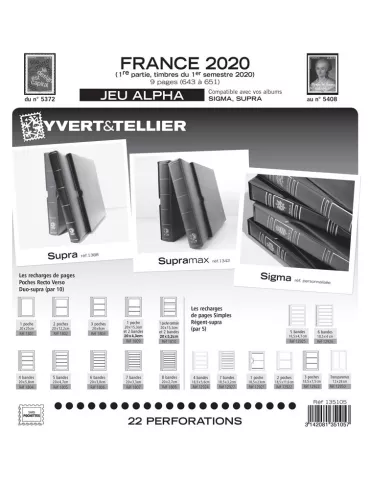 FRANCE ALPHA : 2020 - 1ER SEMESTRE (JEUX SANS POCHETTES)