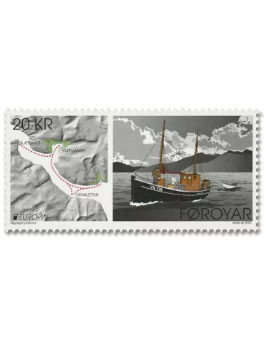 n° 975/976 - Timbre ILE FEROE Poste (EUROPA) 2