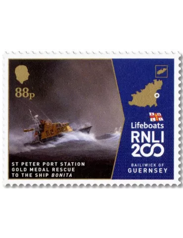 n° 2014/2019 - Timbre GUERNESEY Poste 2