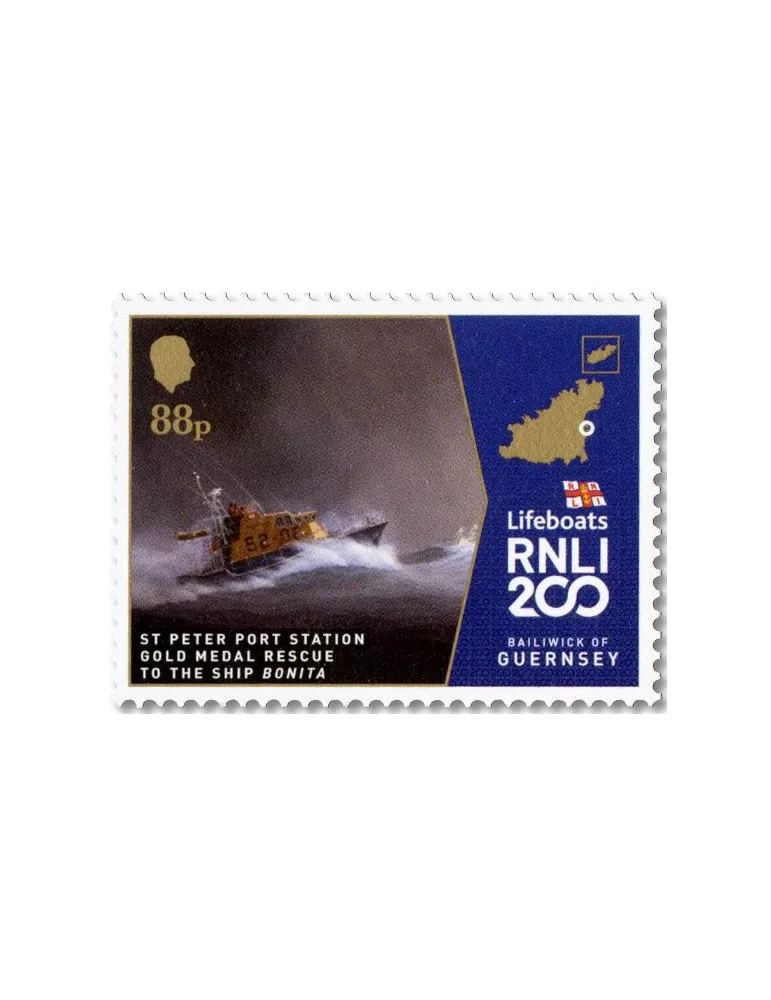 n° 2014/2019 - Timbre GUERNESEY Poste