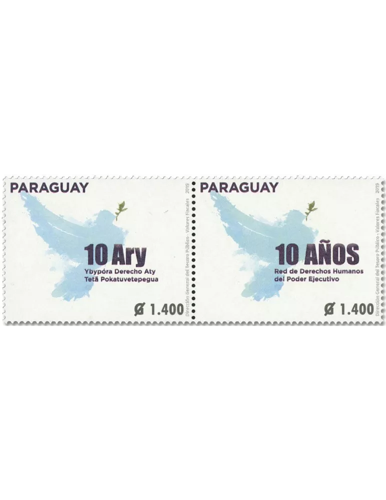 n° 3309/3310 - Timbre PARAGUAY Poste