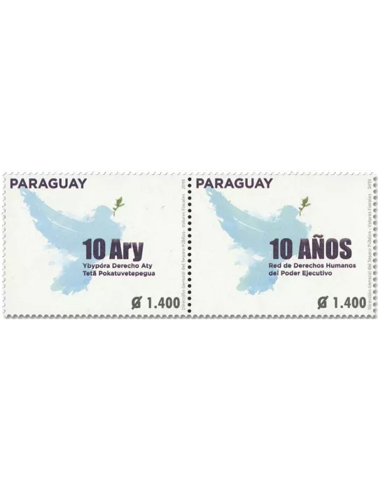 n° 3309/3310 - Timbre PARAGUAY Poste