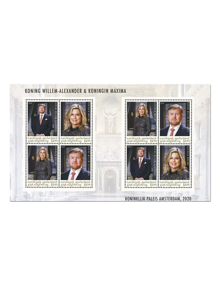 n° 111/114 (2 séries) - Timbre SAINT-EUSTACHE Poste