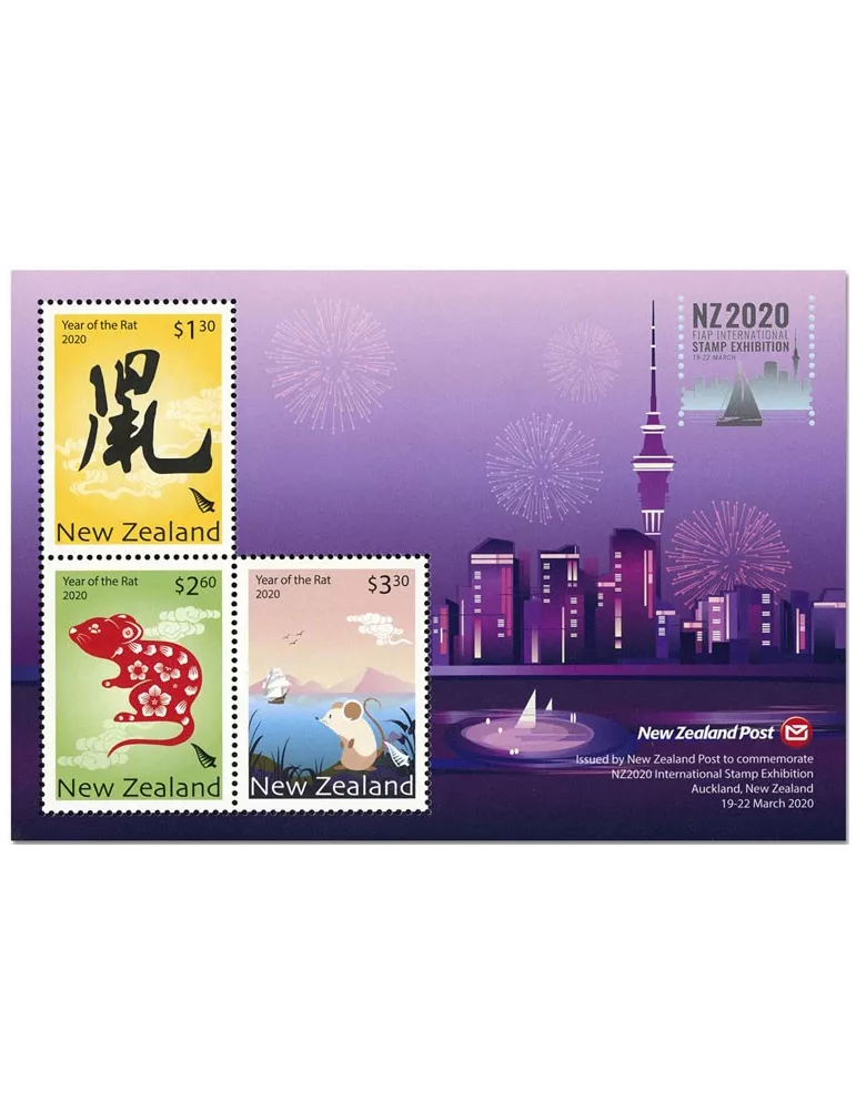 n° 390 - Timbre NOUVELLE-ZELANDE Blocs et feuillets