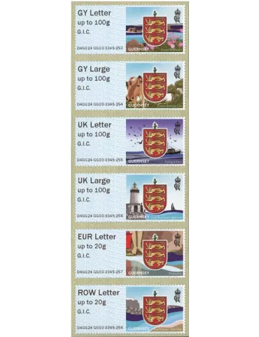 n° 127 - Timbre GUERNESEY Timbres de distributeurs