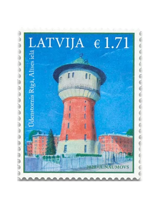 n° 1081 - Timbre LETTONIE Poste