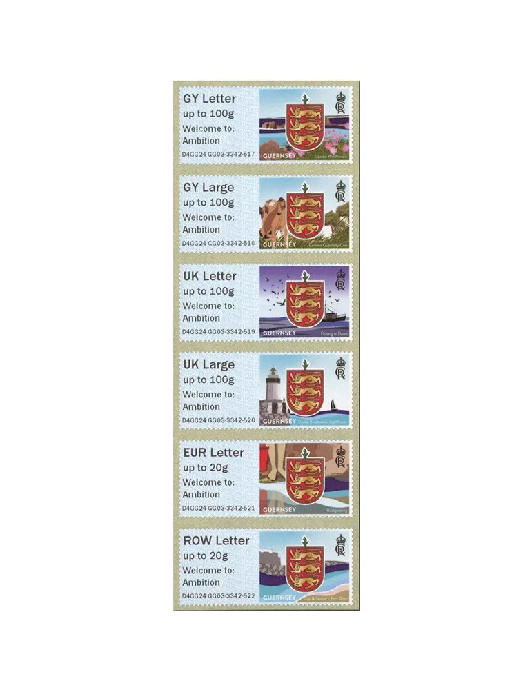 n° 133 - Timbre GUERNESEY Timbres de distributeurs