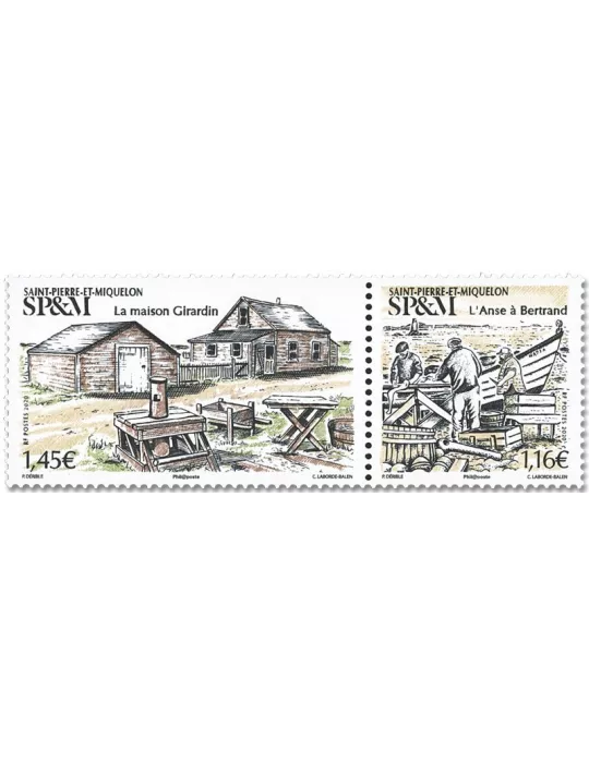 n° 1243/1244 - Timbre Saint-Pierre et Miquelon Poste