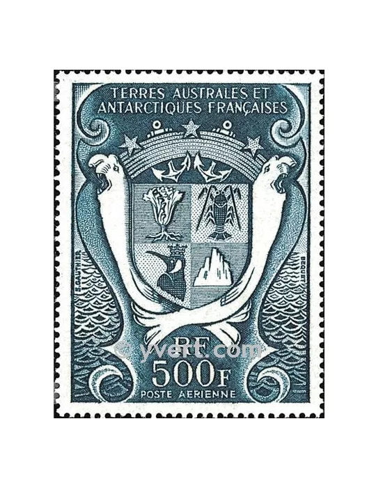 n° 21 obl. sur lettre - Timbre TAAF Poste aérienne