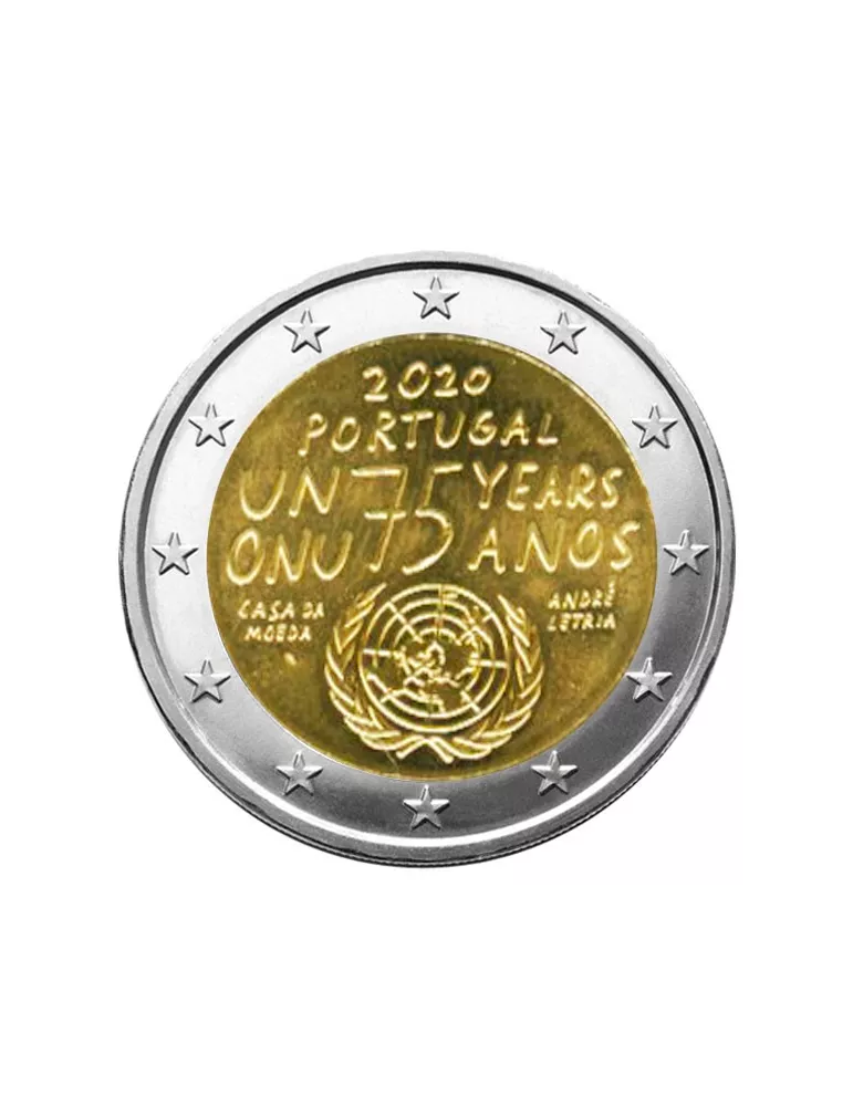 2 EURO COMMEMORATIVE 2020 : PORTUGAL (75 ans ONU)