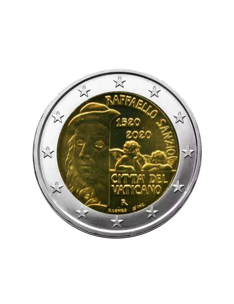 BU : 2 EURO COMMEMORATIVE 2020 : VATICAN (500 ans de la mort de Raphael)