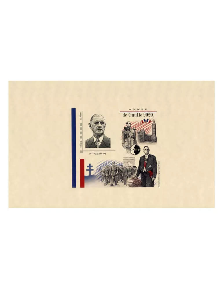 n° 84b - Timbre France CNEP (Epreuve de luxe)