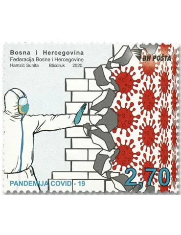n° 838 - Timbre BOSNIE-HERZEGOVINE Poste