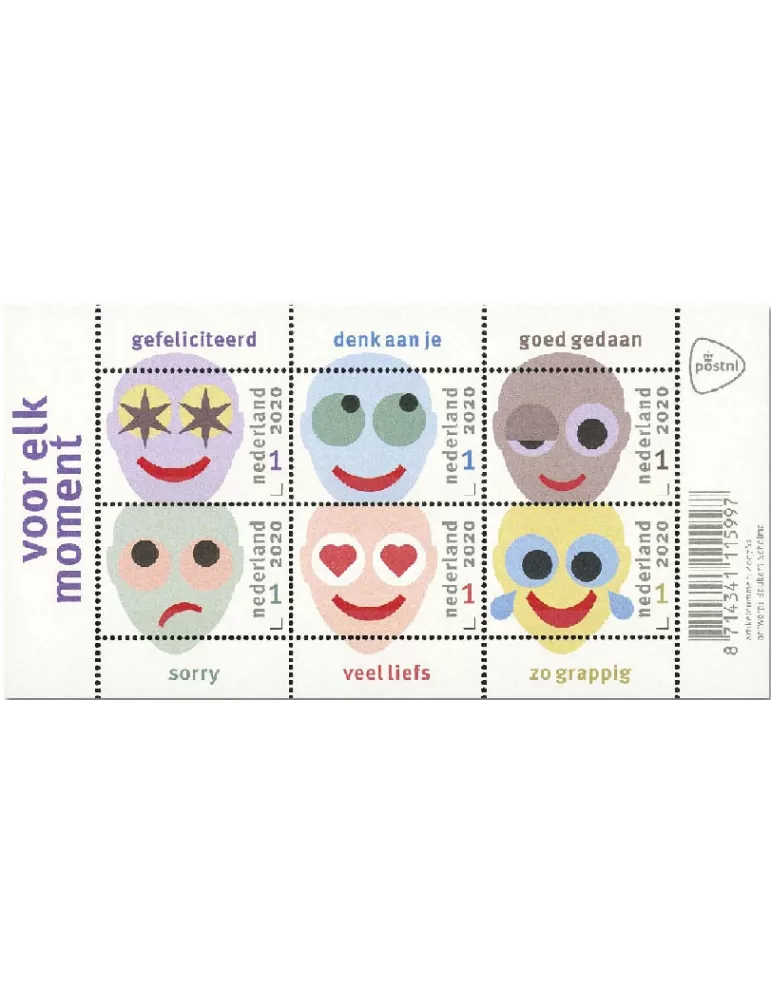 n° 3853/3858 - Timbre PAYS-BAS Poste