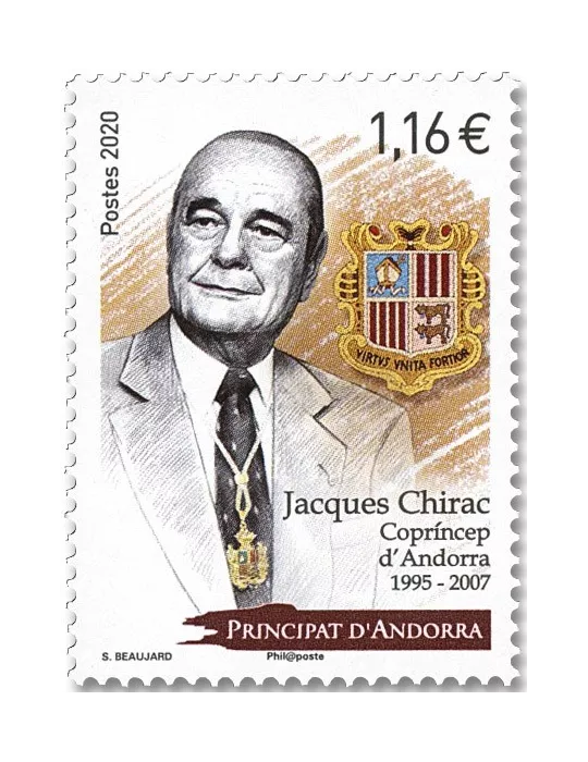 n° 850 - Timbre ANDORRE Poste