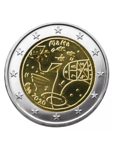 2 EURO COMMEMORATIVE 2020 : MALTE (Jeux Games-Children in Solidarity)