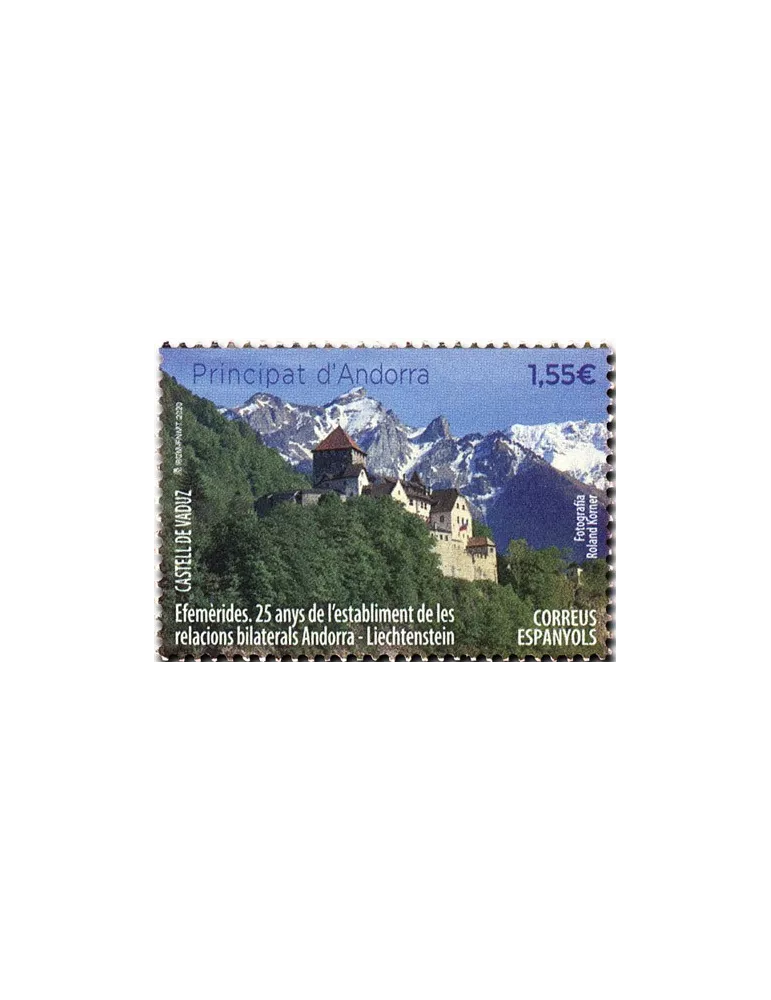 n° 490 - Timbre ANDORRE ESPAGNOL Poste