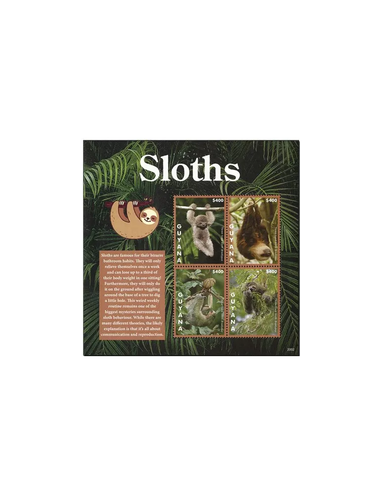 n° 7109/7112 - Timbre GUYANA Poste