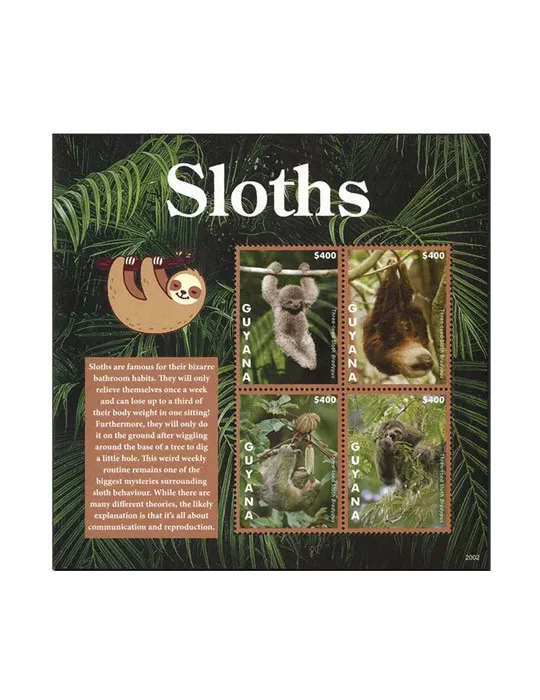 n° 7109/7112 - Timbre GUYANA Poste