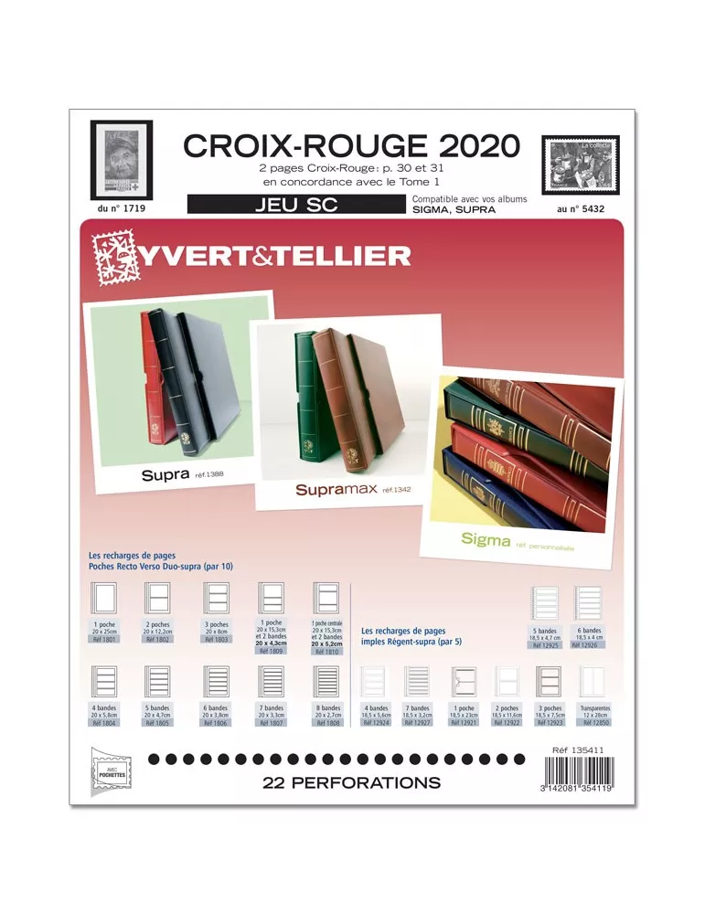 CROIX ROUGE SC : 2019-2020 (JEUX AVEC POCHETTES)