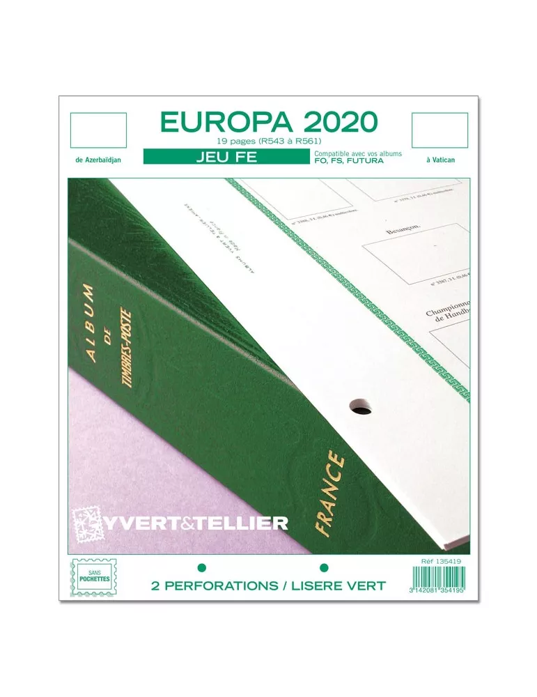 EUROPA FE : 2020 (JEUX SANS POCHETTES)