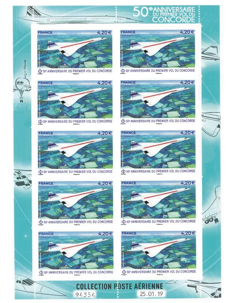 n° F83a - Timbre France Poste aérienne