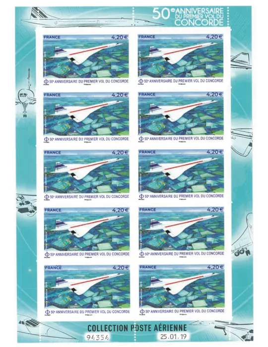 n° F83a - Timbre France Poste aérienne