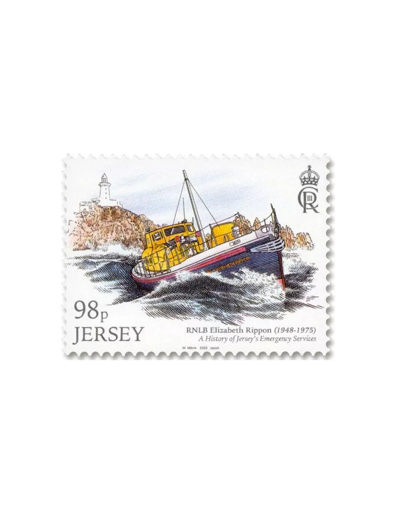 n° 2737/2744 - Timbre JERSEY Poste