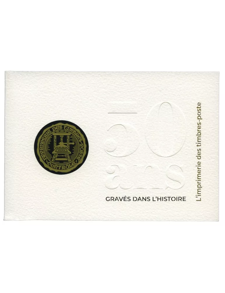 FRANCE : Livret 50 ans Imprimerie.
