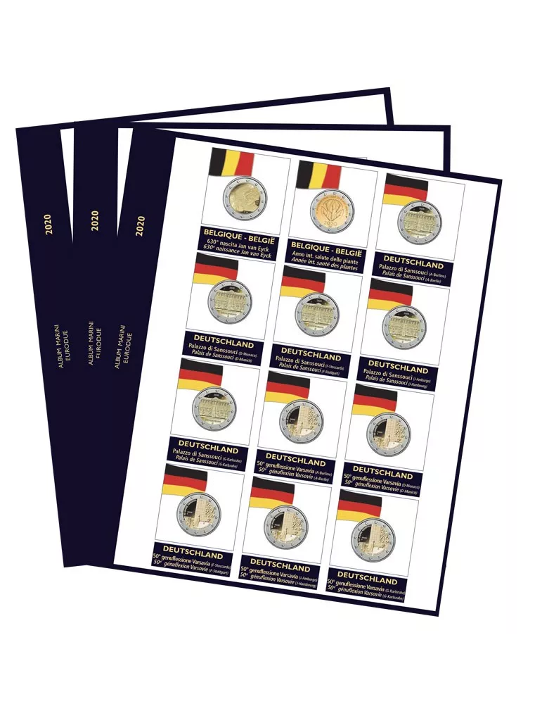 Recharges 2 EUROS commémoratifs 2020 - MARINI®