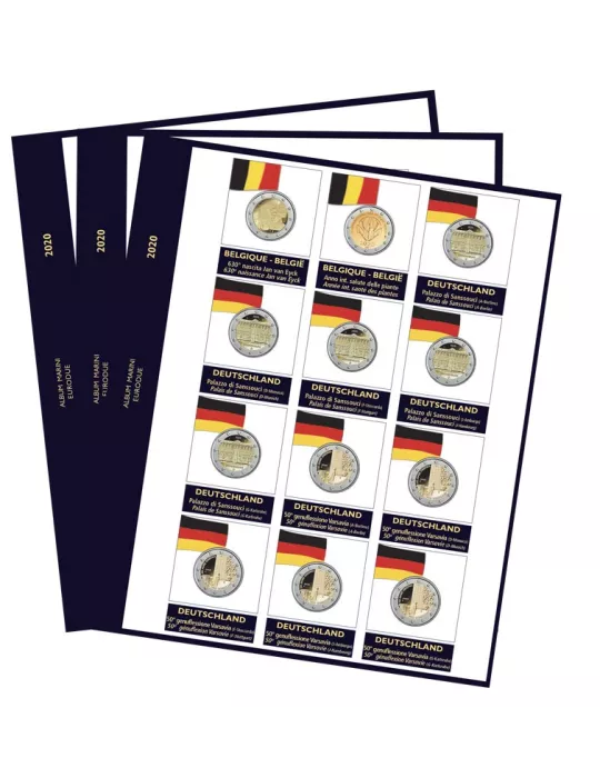 Recharges 2 EUROS commémoratifs 2020 - MARINI®