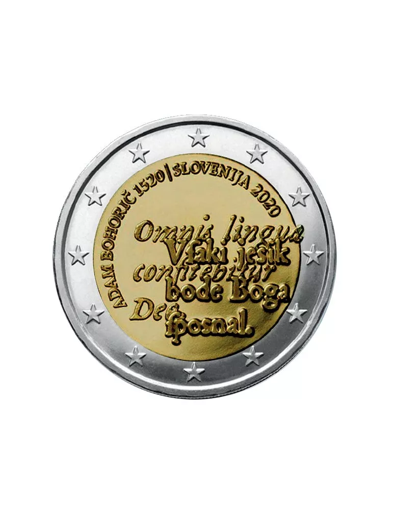 2 EURO COMMEMORATIVE 2020 : SLOVENIE (500 ans d´Adam Bohoric)