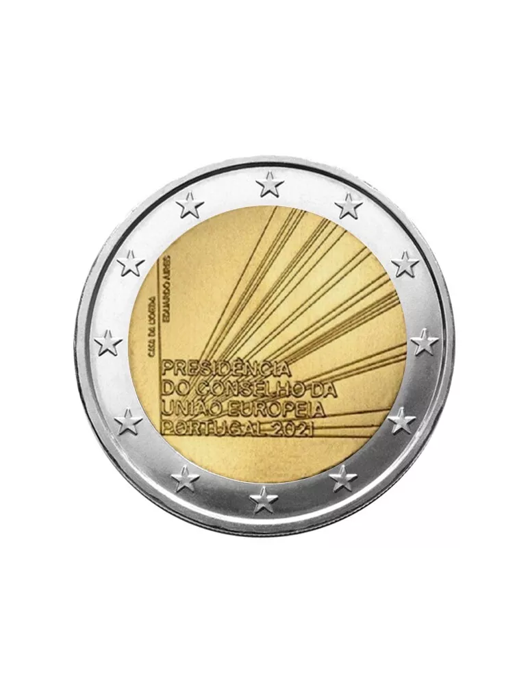 2 EURO COMMEMORATIVE 2021 : PORTUGAL (Présidence du conseil de l´Union Européenne)