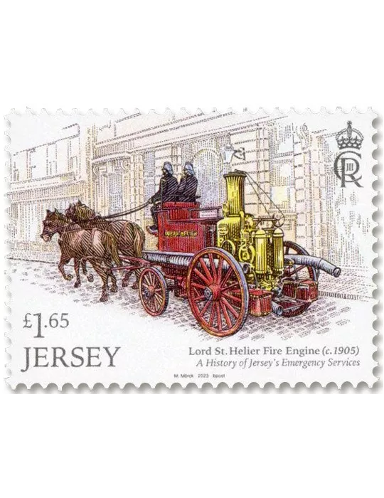 n° 2737/2744 - Timbre JERSEY Poste