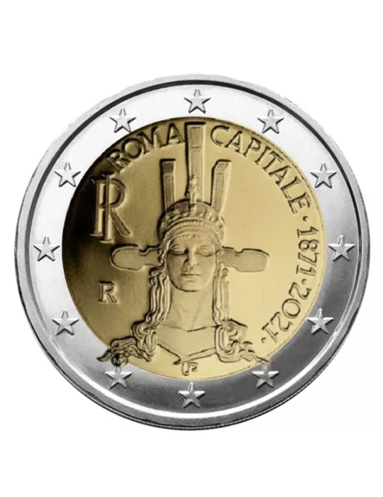 2 EURO COMMEMORATIVE 2021 : ITALIE (150 ans de Rome capitale de l´Italie)