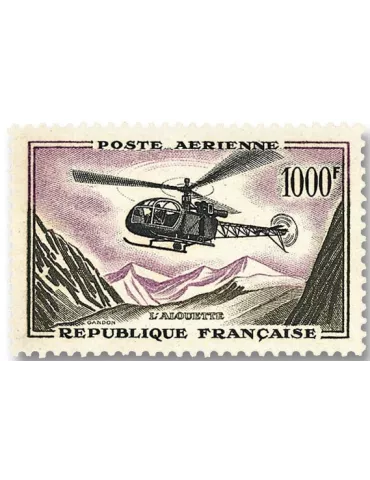n° 37 - Timbre France Poste aérienne